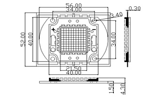 Мощный светодиод ARPL-100W-EPA-5060-WW (3500mA) (Arlight
