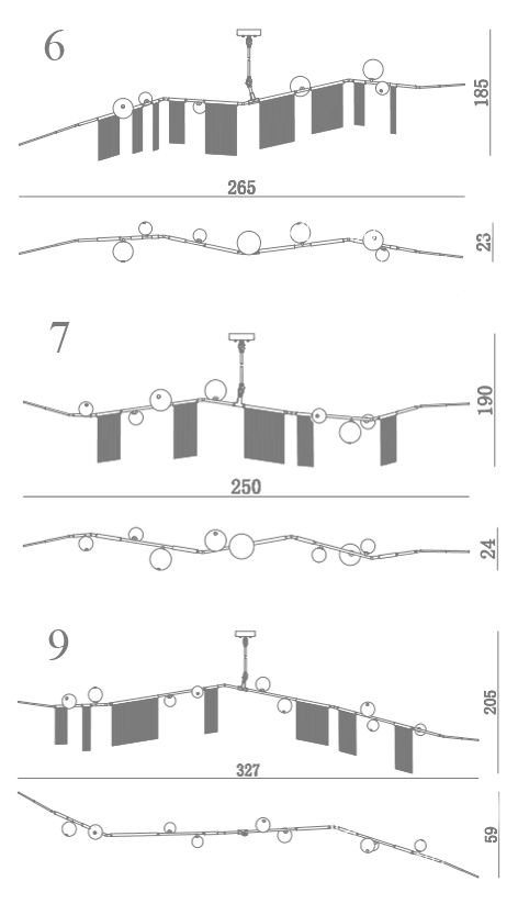 Люстра Адель Cherry Bomb Chandelier 7 (ImperiumLoft, 178179-22) - Amppa.ru