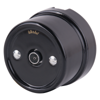 WL18-02-05/ Электроустановочные изделия -ТВ розетка (черный) Ретро