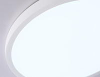 Светильник светодиодный ультратонкий с высокой степенью защиты IP54 WH белый IP54 20W 5000K D270*15 (Без ПДУ) (Ambrella Light, FZ1951)