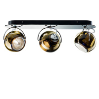 Настенный/Потолочный светильник Beluga, Медный/Хром (Fabbian, D57G2541)