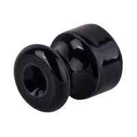 W6431308/ Электроустановочные изделия - Комплект изоляторов без винта 50 шт. (черный) Ретро