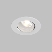 DK3061-WH Встраиваемый светильник, IP 20, 10 Вт, GU5.3, LED, белый/белый, пластик