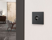 Комплект мех-ма термор-ра с цифровым дисплеем с подсветкой и датчиком для теплого пола ALFA Графит мягкое касание QUANT (AP9058, VM1385) (Ambrella Volt, MA905810)