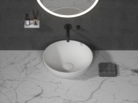 Раковина-чаша каменная круглая Slim 35 см 35x35x12,5 Armadi Art 879-35